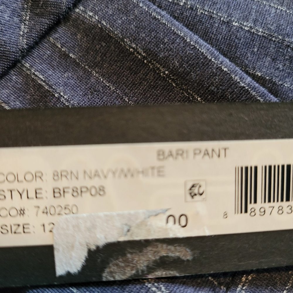 Le Gali Navy pinstripe Bari Trousers